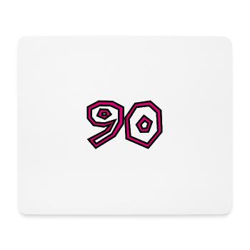 90. 90 YEARS. 90TH ANNIVERSARY. 90TH ANNIVERSARY. - Mouse Pad (horizontal) - white - Front