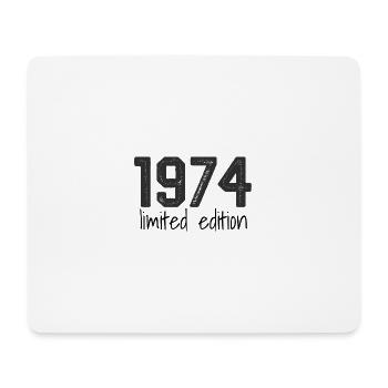 1974 Limited Edition Retro Geburtstag Jahrgang Des - Mousepad (Querformat) - Weiß - Vorne