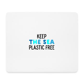 Environmental protection in the sea - Mouse Pad (horizontal) - white - Front