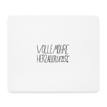 Volle Moehre - Mousepad (Querformat) - Weiß - Vorne