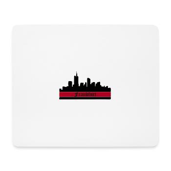 Skyline de Francfort - Tapis de souris (format paysage) - blanc - Devant