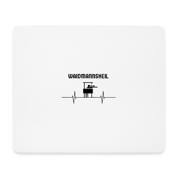 Heartbeat Waidmannsheil Hochsitz - Mousepad (Querformat) - Weiß - Vorne