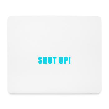 Brain Won’t Shut Up – Lustiges Overthinking Shirt - Mousepad (Querformat) - Weiß - Vorne