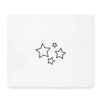 Stern Star Sternchen - Mousepad (Querformat) - Weiß - Vorne