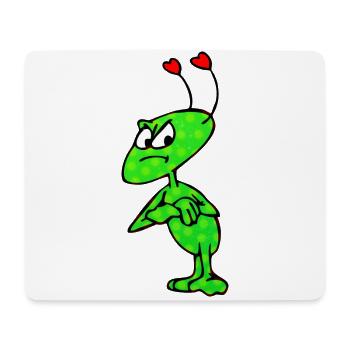 "Grummel-Trine" - Hab mich lieb! - Mousepad (Querformat) - Weiß - Vorne