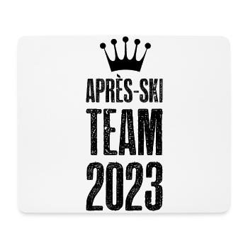 Après-ski 2023 Krone - Mouse Pad (horizontal) - white - Front