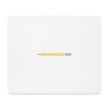 Bleistift Geschenk Geschenkidee - Mousepad (Querformat) - Weiß - Vorne