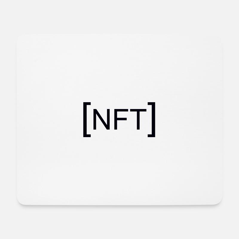 NFT Non Fungible Token - Mousepad (Querformat) - Weiß