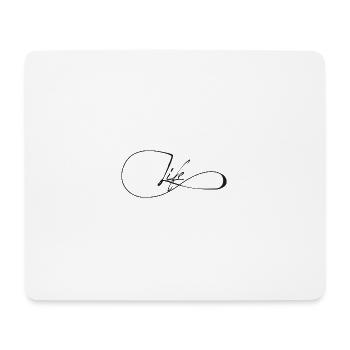 Infinity Life - Mousepad (Querformat) - Weiß - Vorne