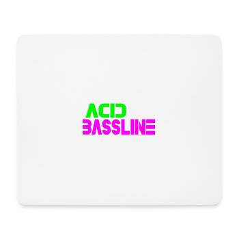 Acid bassline - Mouse Pad (horizontal) - white - Front
