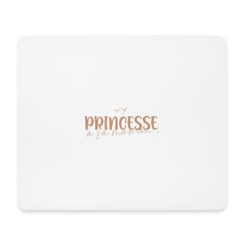 Princesse à sa maman - Tapis de souris (format paysage) - blanc - Devant