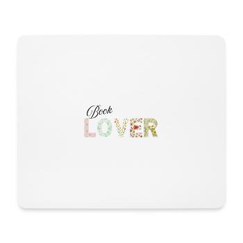 Book Lover - Mouse Pad (horizontal) - white - Front