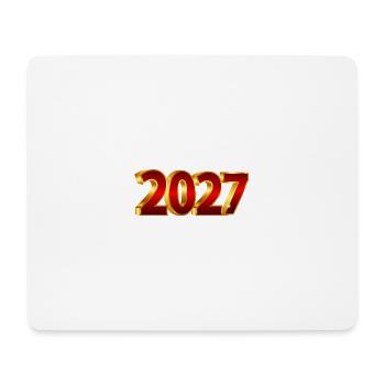 NEU – Frohes neues Jahr – 2027! - Mousepad (Querformat) - Weiß - Vorne