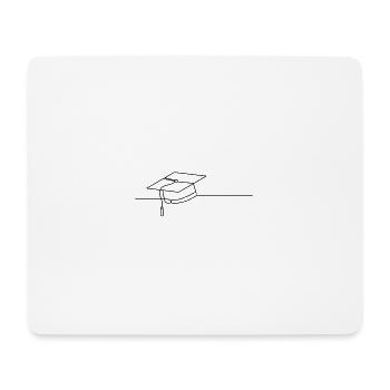 Abschluss - Mousepad (Querformat) - Weiß - Vorne