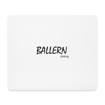 logo ohne braille - Mousepad (Querformat) - Weiß - Vorne