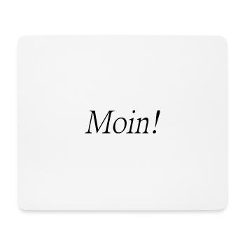 Moin - Tapis de souris (format paysage) - blanc - Devant
