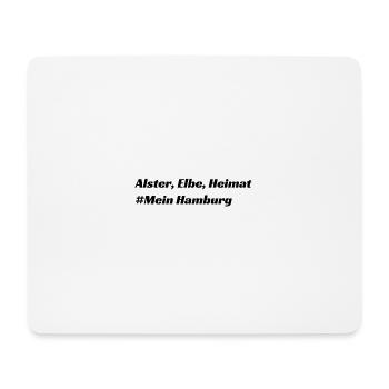 Hamburg - Mousepad (Querformat) - Weiß - Vorne