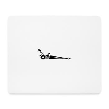 Race Dragster - Tapis de souris (format paysage) - blanc - Devant