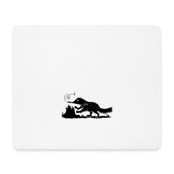 Ameisenbär mit Ameisen - Mousepad (Querformat) - Weiß - Vorne