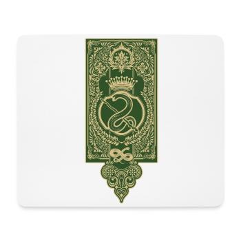 Coat of arms School of Snake Magic - Mouse Pad (horizontal) - white - Front