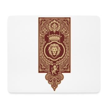 Coat of arms School of Lion Magic - Mouse Pad (horizontal) - white - Front