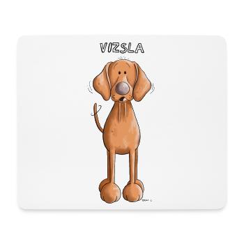 Happy Vizsla - Mouse Pad (horizontal) - white - Front