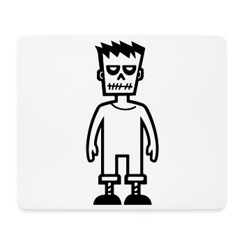 Zombie - Mousepad (Querformat) - Weiß - Vorne