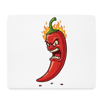Raging Flame Chili - Mouse Pad (horizontal) - white - Front