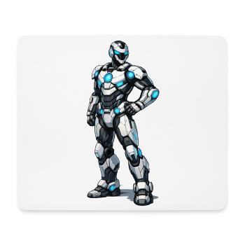 roboter - Mousepad (Querformat) - Weiß - Vorne