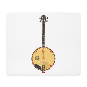 Banjo Graphics - Mouse Pad (horizontal) - white - Front