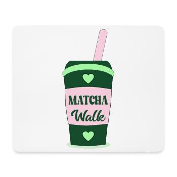 Matcha Tea Walk - Mouse Pad (horizontal) - white - Front