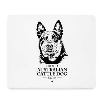 Australian Cattle Dog Mom Hunde Hund Wilsigns - Mouse Pad (horizontal) - white - Front