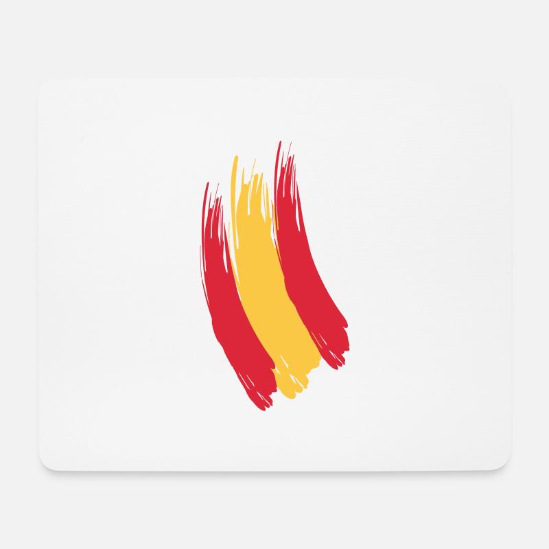 Spanish Flag - Mouse Pad (horizontal) - white