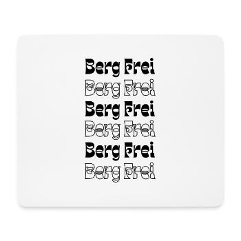 Retro Berg Frei Mountain Typography - Mousepad (Querformat) - Weiß - Vorne