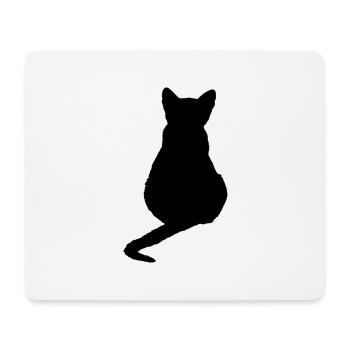 Katze Kätzchen Katzenshirt Geschenk - Mousepad (Querformat) - Weiß - Vorne