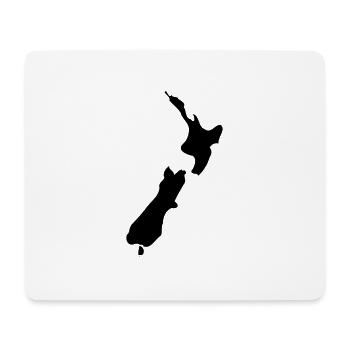 NEW ZEALAND NOUVELLE ZÉLANDE - Tapis de souris (format paysage) - blanc - Devant