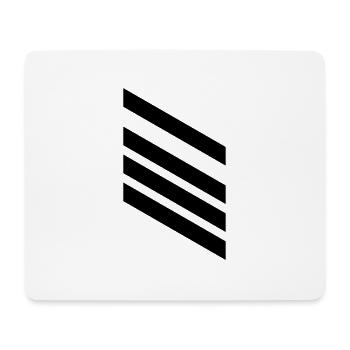 Stabsgefreiter Dienstgrad - Mousepad (Querformat) - Weiß - Vorne