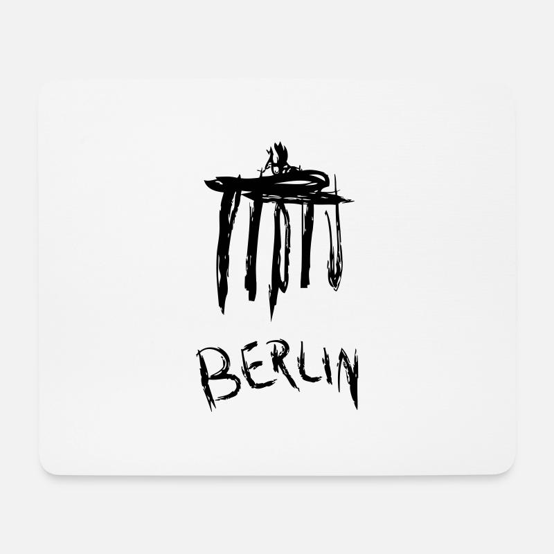 berlin - Mousepad (Querformat) - Weiß