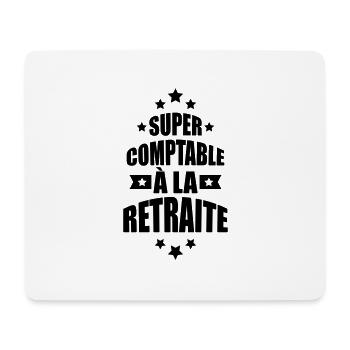 super comptable à la retraite - Tapis de souris (format paysage) - blanc - Devant