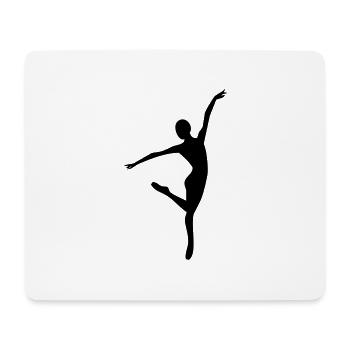 Ballett - Ballerina - Mousepad (Querformat) - Weiß - Vorne