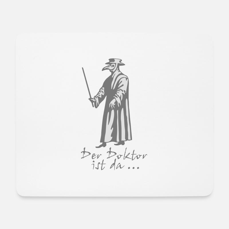 pestdoktor - Mousepad (Querformat) - Weiß