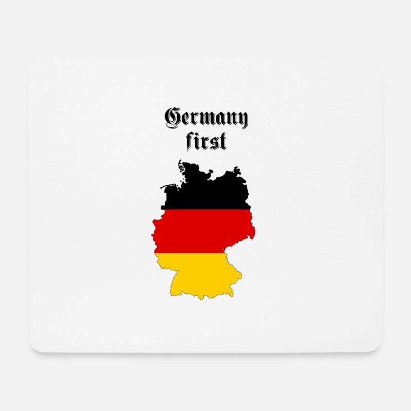 Germany - Mousepad (Querformat) - Weiß