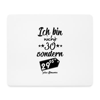 30th birthday - Mouse Pad (horizontal) - white - Front