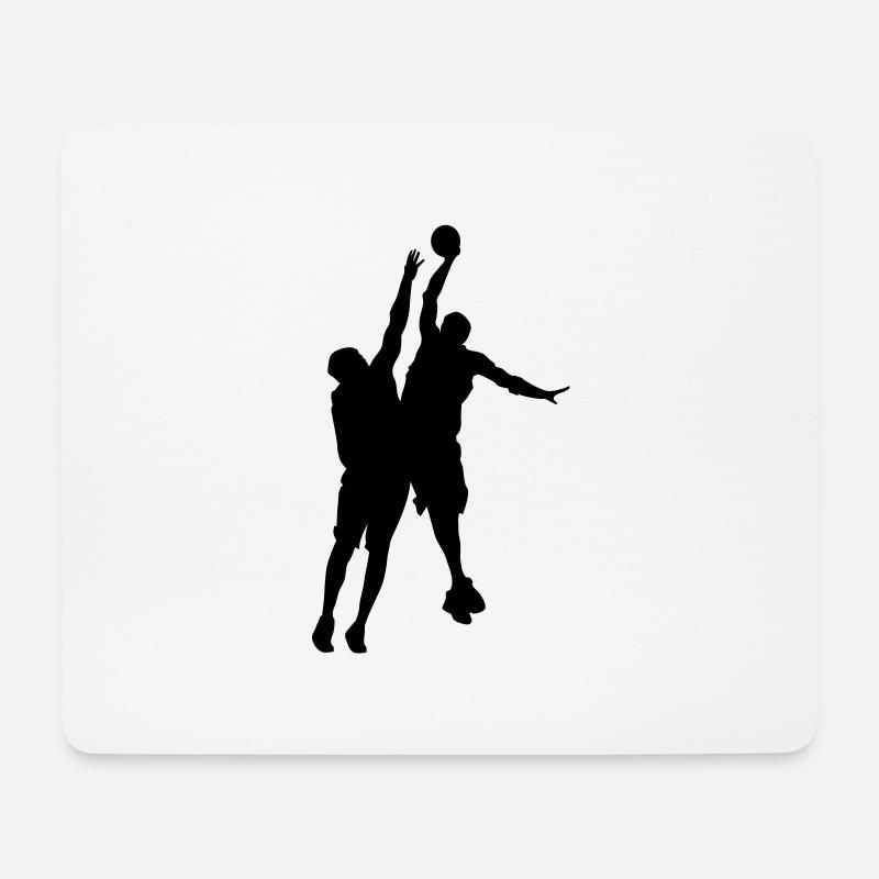 basketball - Mouse Pad (horizontal) - white