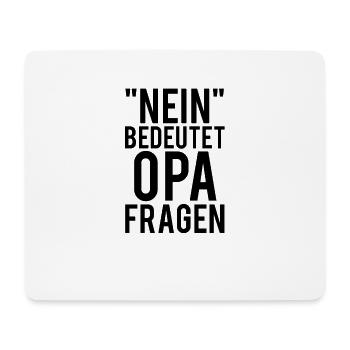 grand-père - Tapis de souris (format paysage) - blanc - Devant
