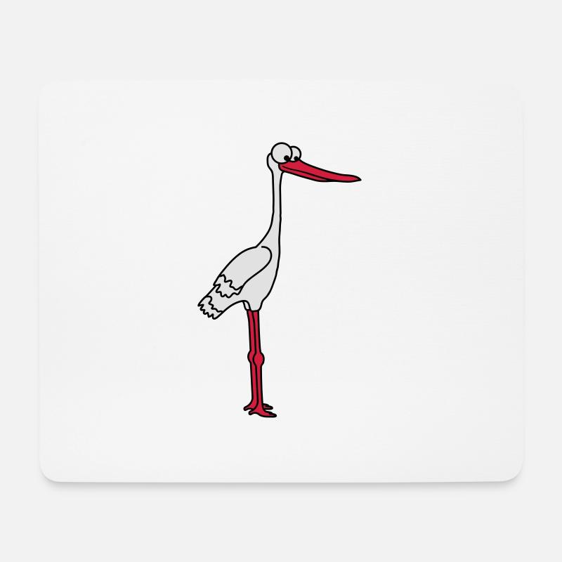 Stork - Mouse Pad (horizontal) - white
