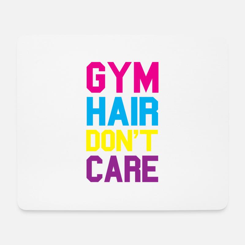 Gym - Mousepad (Querformat) - Weiß