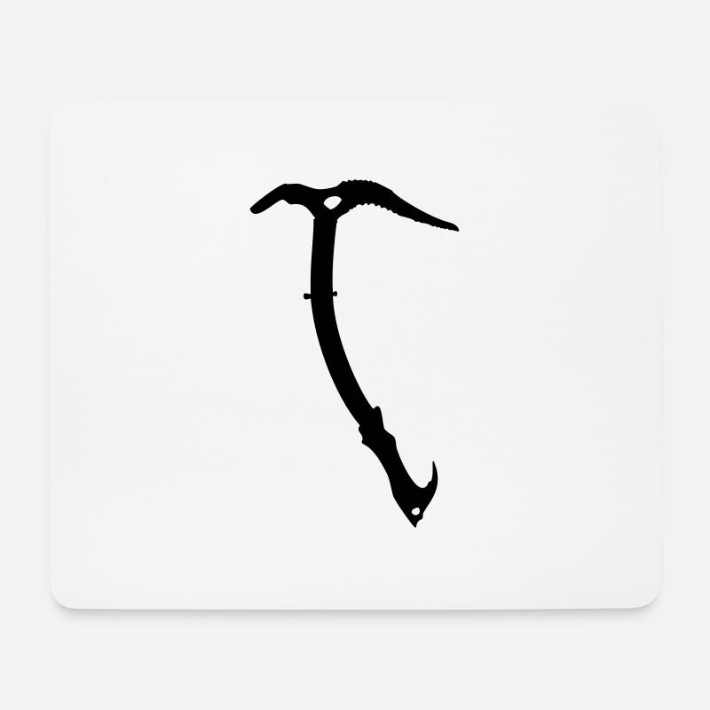 eispickel - Mousepad (Querformat) - Weiß
