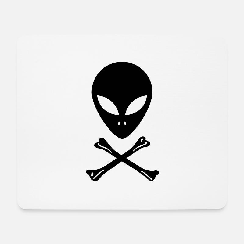 alien - Mousepad (Querformat) - Weiß