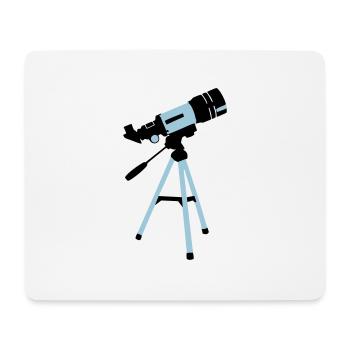 Teleskop, AstronomieTelescope, Astronomy - Mouse Pad (horizontal) - white - Front